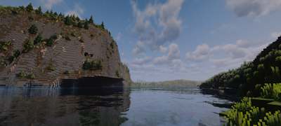 Пейзаж Minecraft